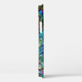 Coque iphone en pierre motif abstrait de couleur b (Verso / Droite)