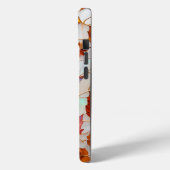 Coque iphone en verre feuillet d'érable (Verso / Gauche)