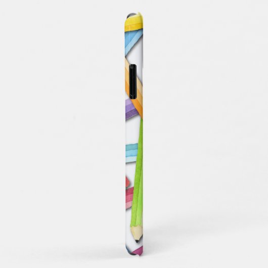 coque iphone enseignant des crayons d'aquarelle ar (Dos/Droite)