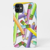 coque iphone enseignant des crayons d'aquarelle ar (Dos)