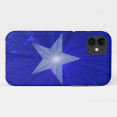 Coque iphone étoile bleu foncé (Dos (Horizontal))