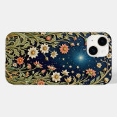 coque iphone étoile fleur sauvage en soirée (Verso (horizontal))