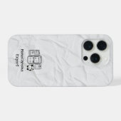 Coque iphone expert monochrome (Verso Horizontal)