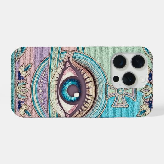 Coque iphone Eye-Planet-Paisley (Verso Horizontal)
