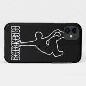 Coque iphone fait sur commande de couleur de smurf (Dos (Horizontal))