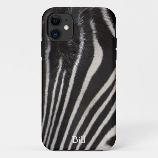 Coque iphone fait sur commande de zèbre - cas de (Dos)