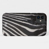 Coque iphone fait sur commande de zèbre - cas de (Dos (Horizontal))
