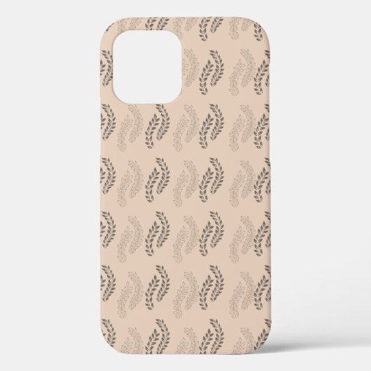 Coque iphone feuille foudroyant (Verso)