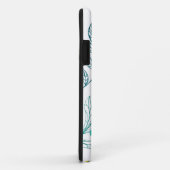 coque iphone feuille motif de feuillage (Dos/Droite)