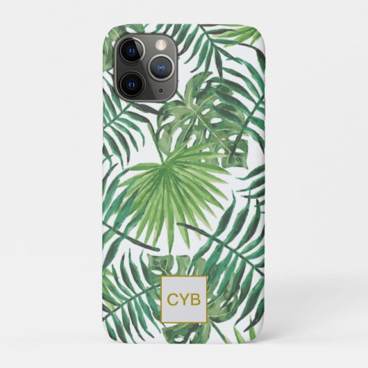 Coque iphone Feuille Palm (Dos)