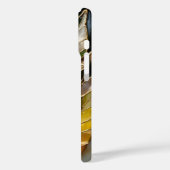 Coque iPhone Feuille Verte Élégante Botanique Mini (Verso / Gauche)