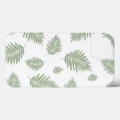 Coque iphone Feuille Verte - Frais, Naturel, Éléga (Verso (horizontal))