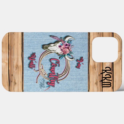 Coque iphone fille de pays (Verso (horizontal))