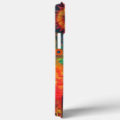 coque iphone fille multicolore peinture (Verso / Droite)