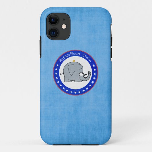 coque iphone fille républicaine (Dos)
