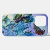 Coque iphone Finch et Flowers (Verso (horizontal))