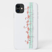 coque iphone Flamant rose Ocean Line (Dos)