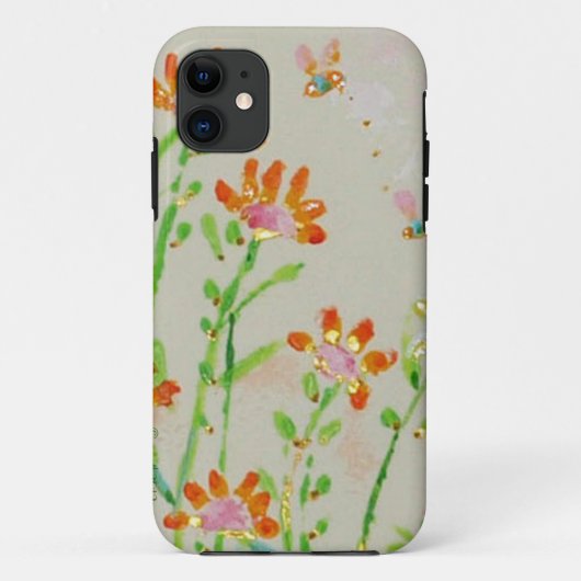 coque iphone fleur (Dos)
