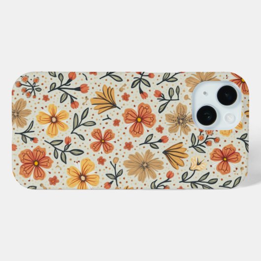 coque iphone(fleur) (Verso (horizontal))