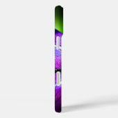 Coque iphone Fleur Iris violet personnalisé (Verso / Droite)