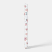 Coque iPhone Fleur rose mignonne – Cases esthétiqu (Côté gauche)
