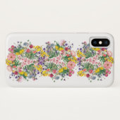 Coque iphone Fleur sauvage coloré (Dos (Horizontal))