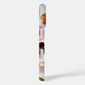 Coque iPhone Fleurs au pastel Vitrail Floral (Verso / Droite)