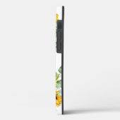 Coque iphone fleurs de tournesol jaune (Verso / Gauche)