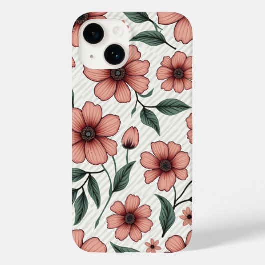 Coque iphone floral (Verso)