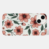 Coque iphone floral (Verso (horizontal))