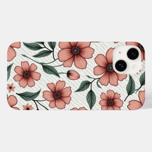Coque iphone floral (Verso (horizontal))