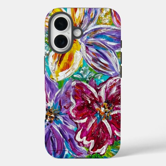 Coque iphone floral (Verso)
