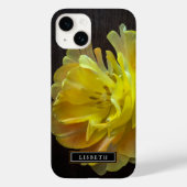 Coque iphone floral à fleurs jaunes (Verso)