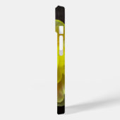 Coque iphone floral à fleurs jaunes (Verso / Gauche)