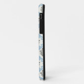 Coque iphone floral de damassé (Dos/Gauche)