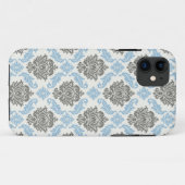 Coque iphone floral de damassé (Dos (Horizontal))