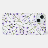 Coque iphone floral lavande (Verso Horizontal)