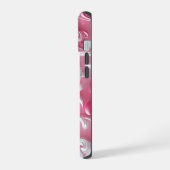 Coque iphone floral rose mou personnalisé| Rose et (Côté gauche)