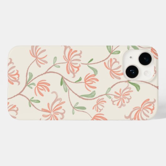 Coque iphone floral souple (Verso (horizontal))
