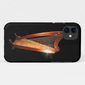 Coque iphone folklorique d'harpe (Dos (Horizontal))