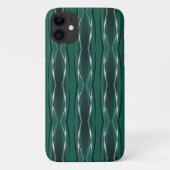 coque iphone - Forest Silver Retro (Dos)