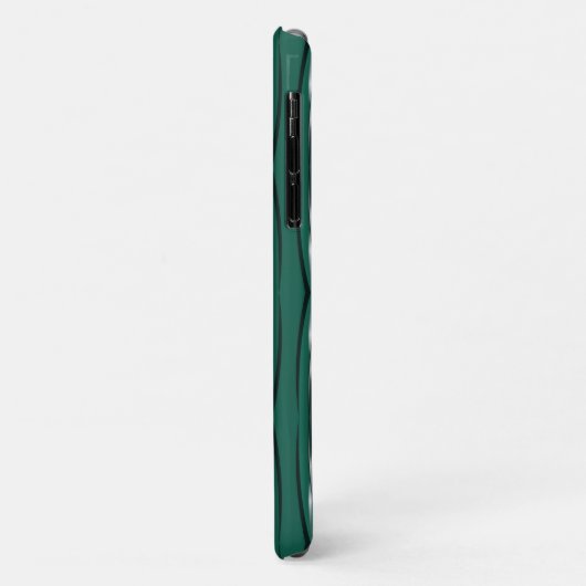 coque iphone - Forest Silver Retro (Dos/Gauche)