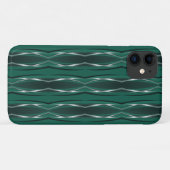 coque iphone - Forest Silver Retro (Dos (Horizontal))