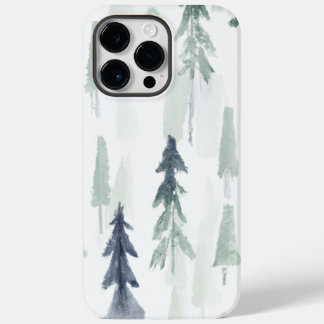 Coque iphone forestier Abstrait vert