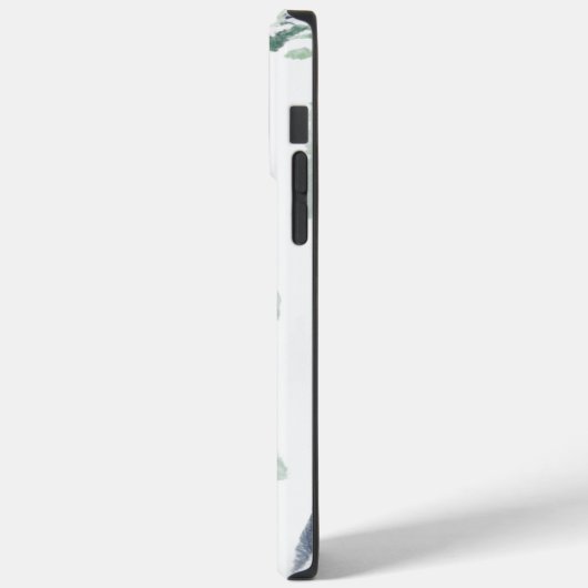 Coque iphone forestier Abstrait vert (Verso / Gauche)