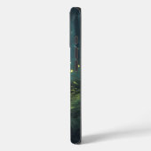 coque iphone - Forêt lumineuse et cosy avec luciol (Verso / Gauche)