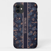 Coque iphone fournitures motif mignon (Dos)