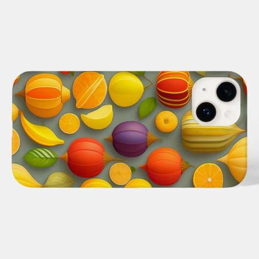 Coque iphone Fruit Design (Verso (horizontal))