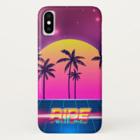 coque iphone futuriste style rétro des années 80