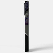 Coque iphone géométrique Parties scintillant foncé (Verso / Gauche)